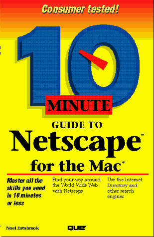 Cover of 10 Minute Guide to Netscape for Mac