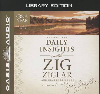 Book cover for The One Year Daily Insights with Zig Ziglar (Library Edition)