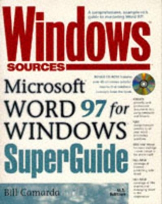 Book cover for Windows Sources: Microsoft Word 97 for Windows