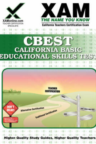 Cover of CBEST California Basic Educational Skills Teacher Certification Test Prep Study Guide