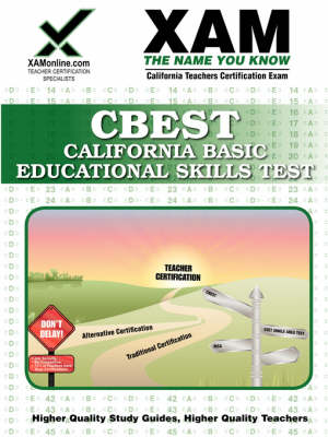 Book cover for CBEST California Basic Educational Skills Teacher Certification Test Prep Study Guide