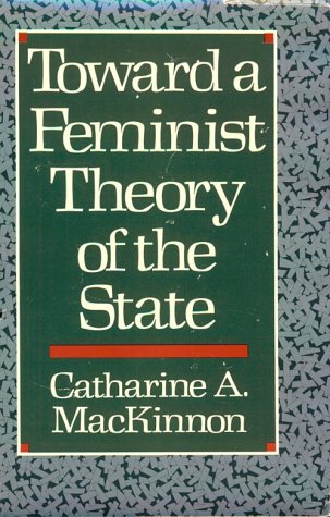 Book cover for Toward a Feminist Theory of the State