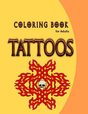 Book cover for Coloring Book for Adults-Tattoos