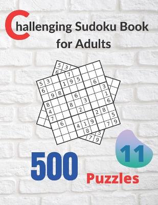 Book cover for Challenging Sudoku Book for Adults Volume 11