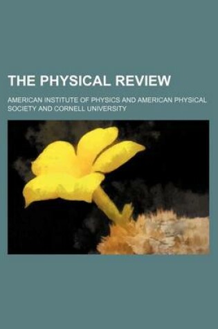 Cover of The Physical Review