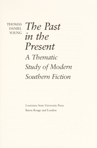 Cover of The Past in the Present