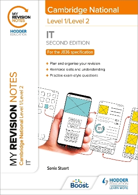 Book cover for My Revision Notes: Level 1/Level 2 Cambridge National in IT: Second Edition