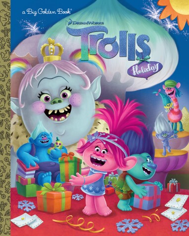 Cover of Trolls Holiday Big Golden Book (DreamWorks Trolls)