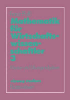 Cover of Mathematik fur Wirtschaftswissenschaftler