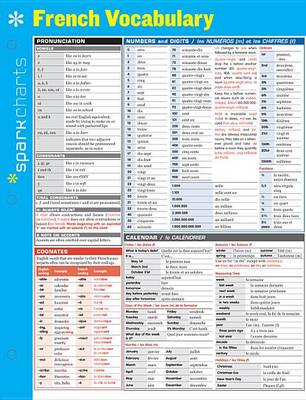 Book cover for French Vocabulary SparkCharts