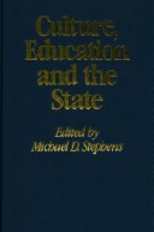 Cover of Culture, Education and the State