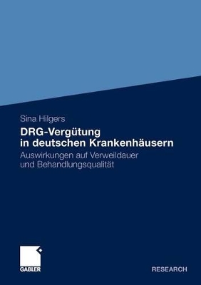 Book cover for DRG-Vergütung in deutschen Krankenhäusern