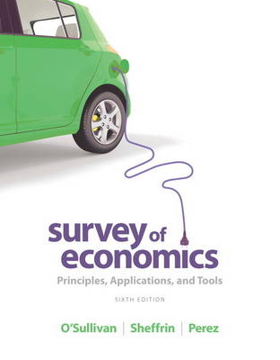 Book cover for Survey of Economics, plus MyEconLab with Pearson eText