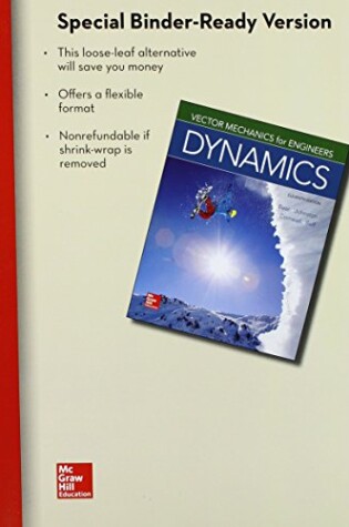 Cover of Package: Loose Leaf for Vector Mechanics for Engineers: Dynamics with 1 Semester Connect Access Card