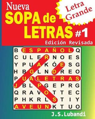 Cover of Nueva SOPA de LETRAS #1 (Letra Grande)