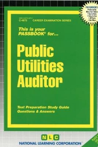 Cover of Public Utilities Auditor