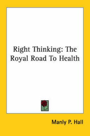 Cover of Right Thinking