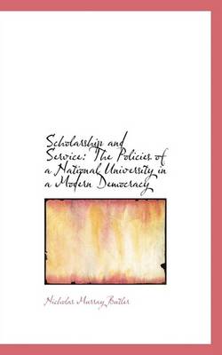 Book cover for Scholarship and Service