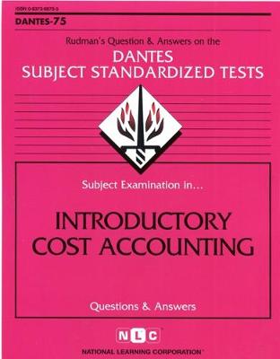 Cover of INTRODUCTORY COST ACCOUNTING