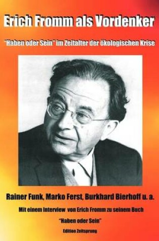 Cover of Erich Fromm als Vordenker