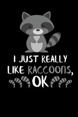 Book cover for I Just Really Like Raccoons, Ok