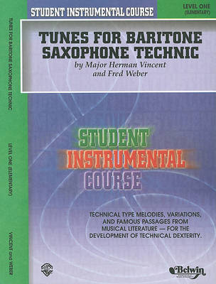 Cover of Tunes for Baritone Saxophone Technic