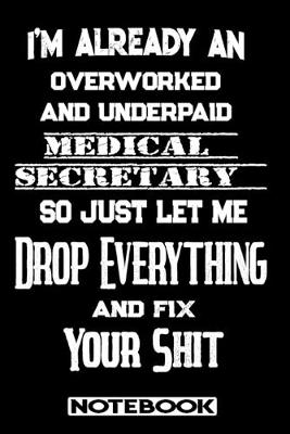 Book cover for I'm Already An Overworked And Underpaid Medical Secretary. So Just Let Me Drop Everything And Fix Your Shit!