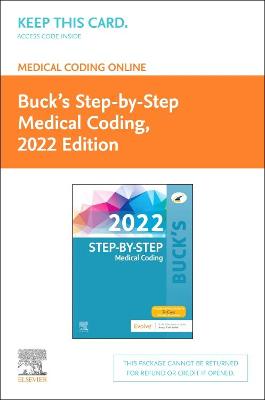 Cover of Buck's Medical Coding Online for Step-By-Step Medical Coding, 2022 Edition Access Card