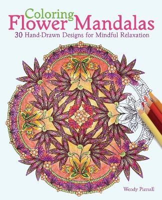 Book cover for Coloring Flower Mandalas