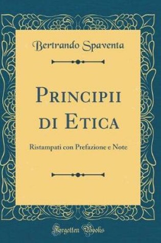 Cover of Principii Di Etica