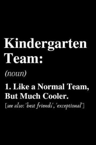 Cover of kindergarten Team...