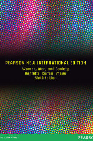 Cover of Women, Men, and Society Pearson New International Edition, plus MySearchLab without eText