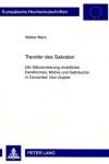 Book cover for Transfer des Sakralen