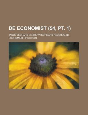 Book cover for de Economist (54, PT. 1)