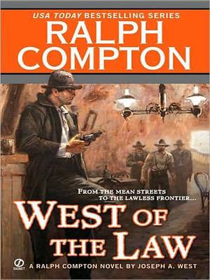 Book cover for Ralph Compton West of the Law