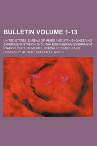 Cover of Bulletin Volume 1-13