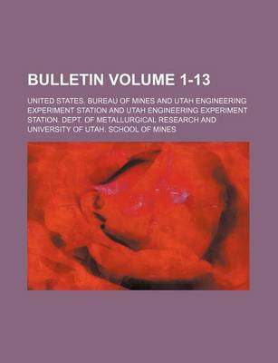 Book cover for Bulletin Volume 1-13