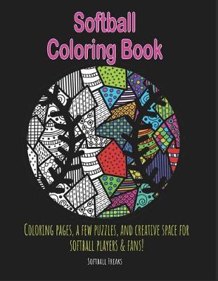 Book cover for Softball Coloring Book