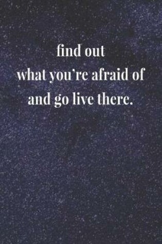 Cover of Find Out What You're Afraid Of And Go Live There.