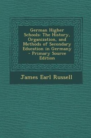 Cover of German Higher Schools