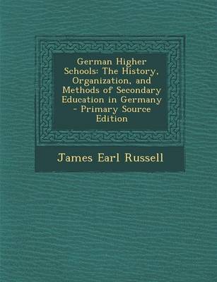 Book cover for German Higher Schools