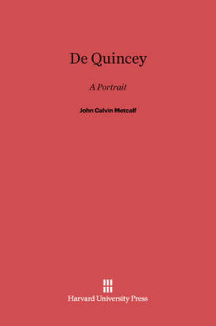 Cover of De Quincey