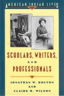 Cover of Scholars, Writers and Professionals