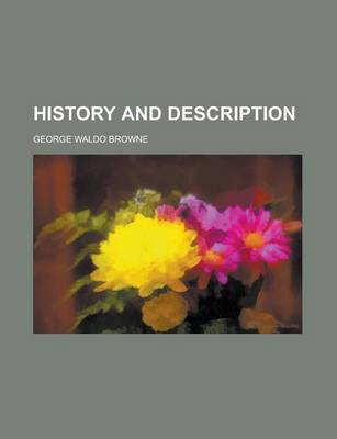 Book cover for History and Description