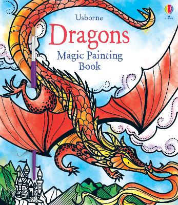 Book cover for Dragons Magic Painting Book