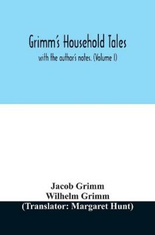 Cover of Grimm's household tales