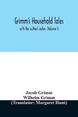 Book cover for Grimm's household tales