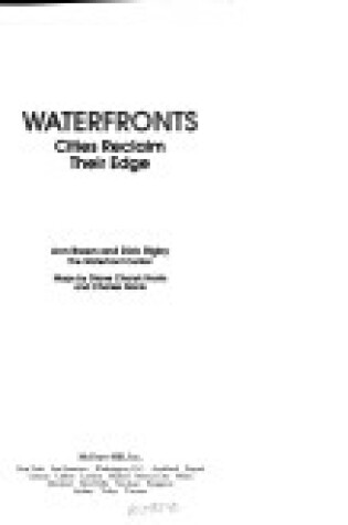 Cover of Waterfronts: Cities Reclaim Their Edge