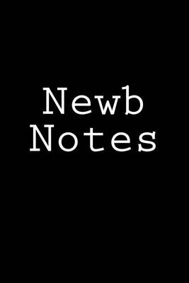 Book cover for Newb Notes