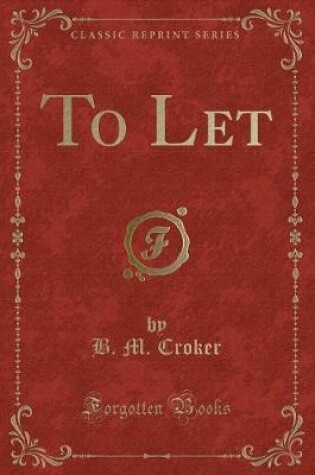 Cover of To Let (Classic Reprint)